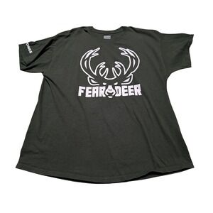 Main Gate Milwaukee Bucks T Shirt Mens XL Green Fear The Deer NBA Basketball Tee